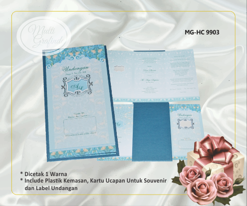 Undangan Template Eksklusif 11,5x21,5 cm